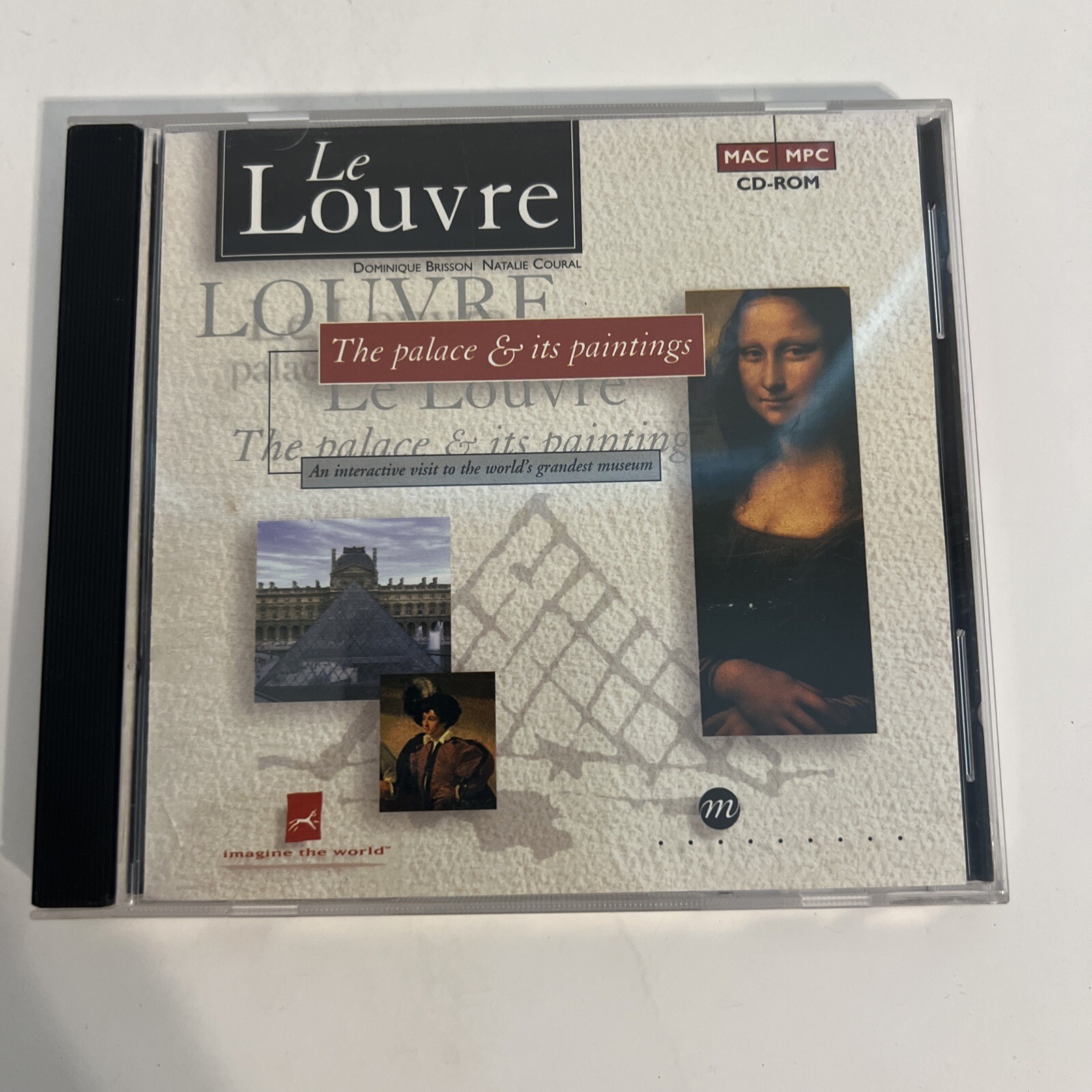 Le Louvre - The Palace And Its Paintings - CD-Rom - Mac or PC 1995 Rare