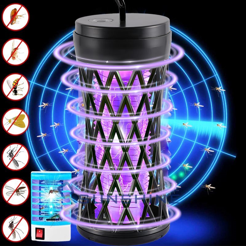 Lampara Para Matar Mosquitos Lámpara Mata UV Insectos Moscas Avispas Electrico
