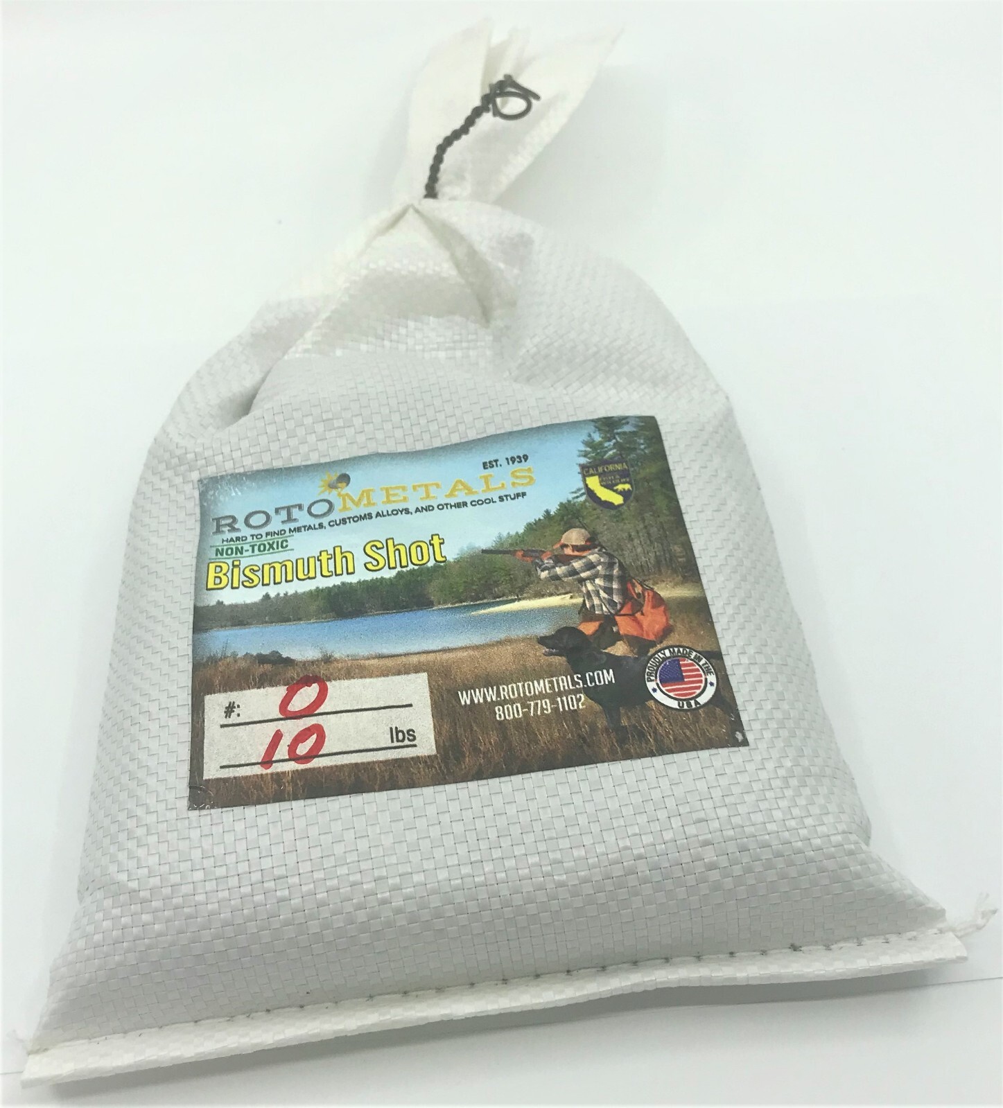 Bismuth#0 -Reloading, Lead Substitute, Alloys, Clean Casting, Non-Toxic, 10lbs