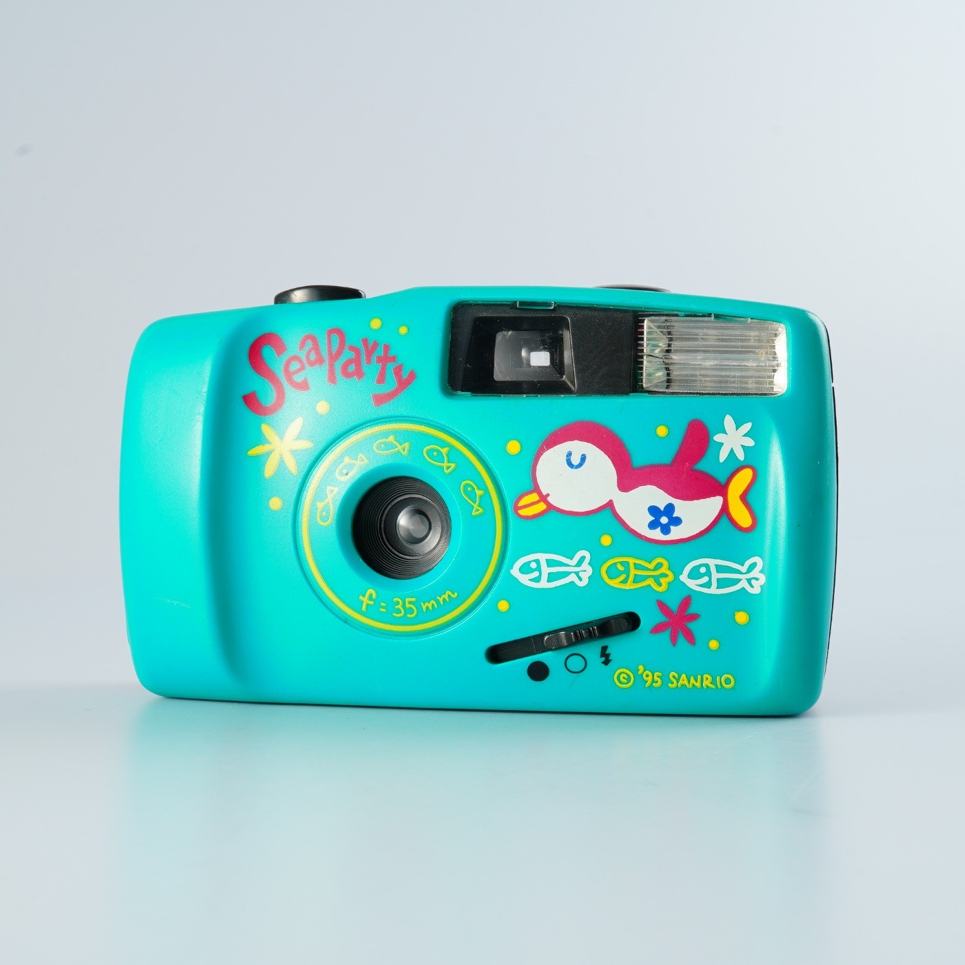 EXCELLENT  Seaparty Sanrio シーパーティー Point & Shoot Film Camera