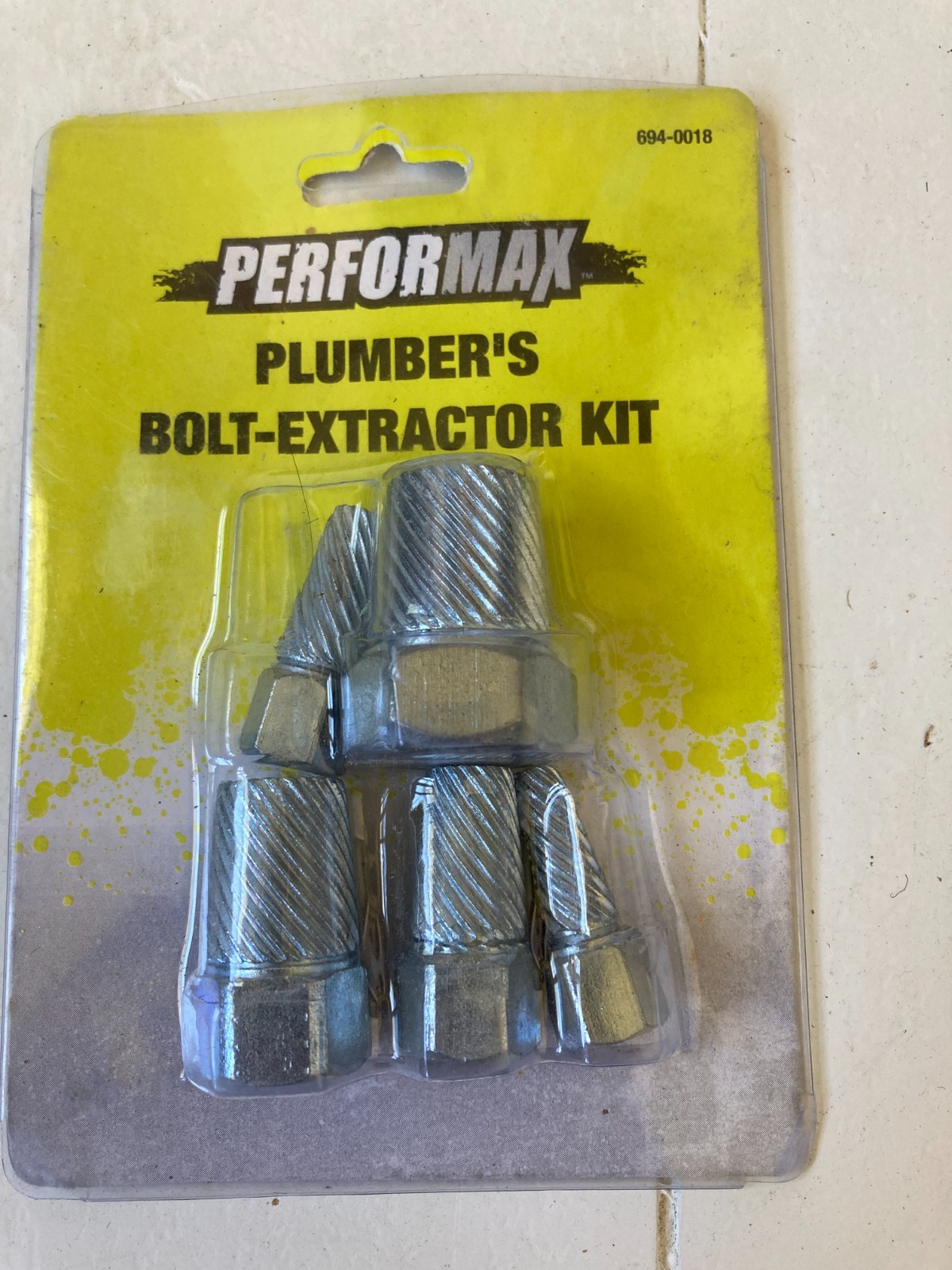 Performax Plumber's Bolt-Extractor Kit 694-0018 Steel Menards