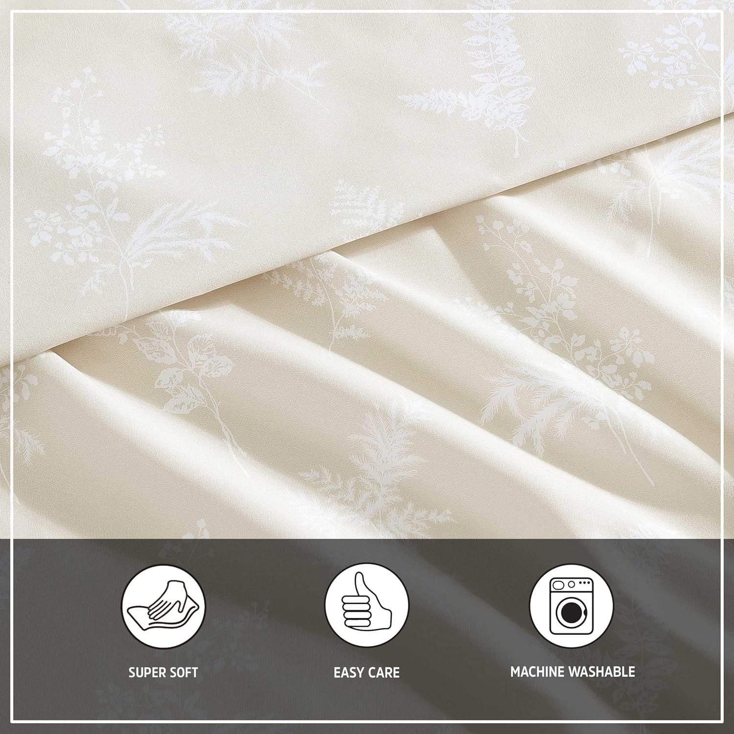 Wrangler - Sheet Set, Breathable & Wrinkle Resistant Full, Foliage Beige