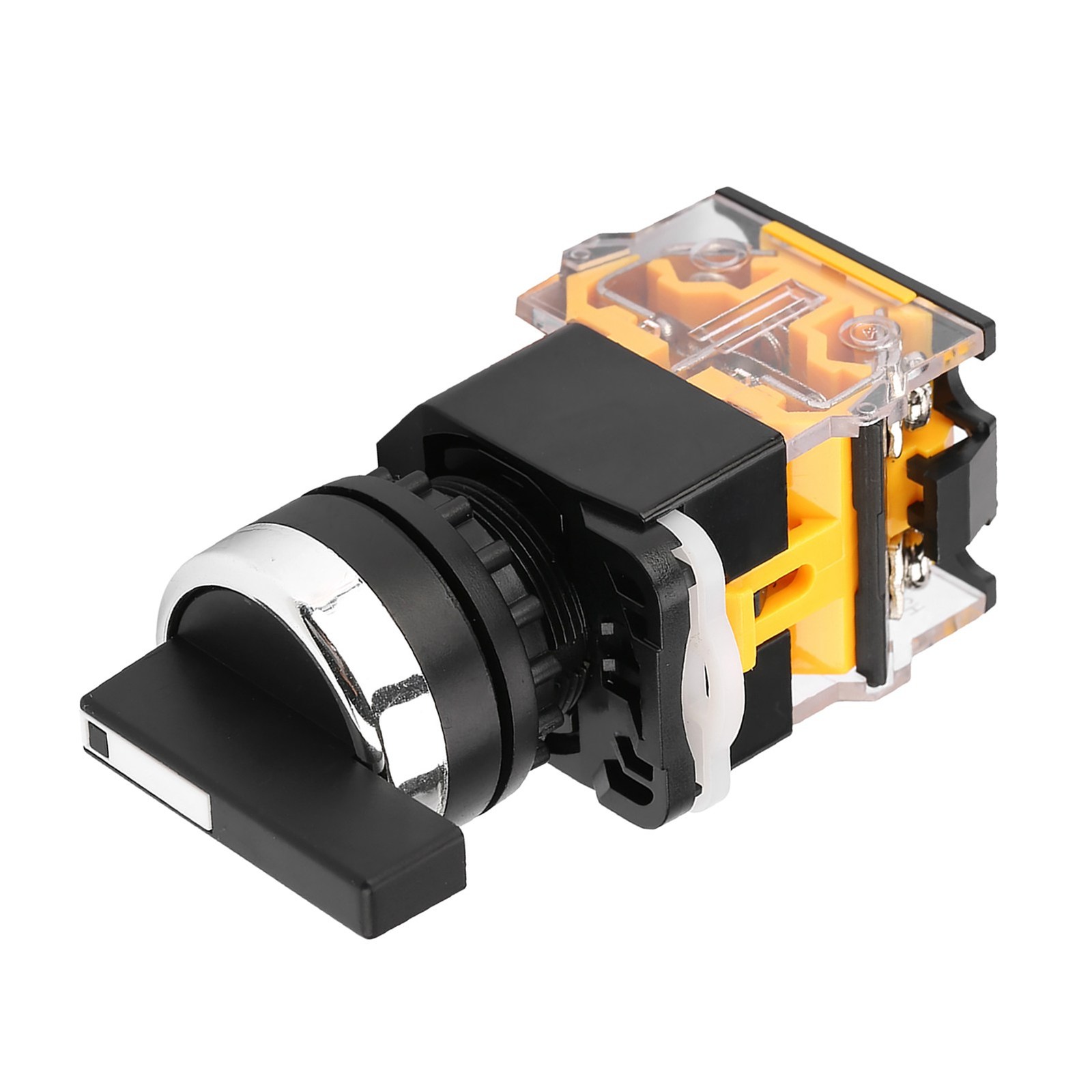 3 Position Momentary Switch 22mm 2NO+1NC Auto Reset Switch Handle Control