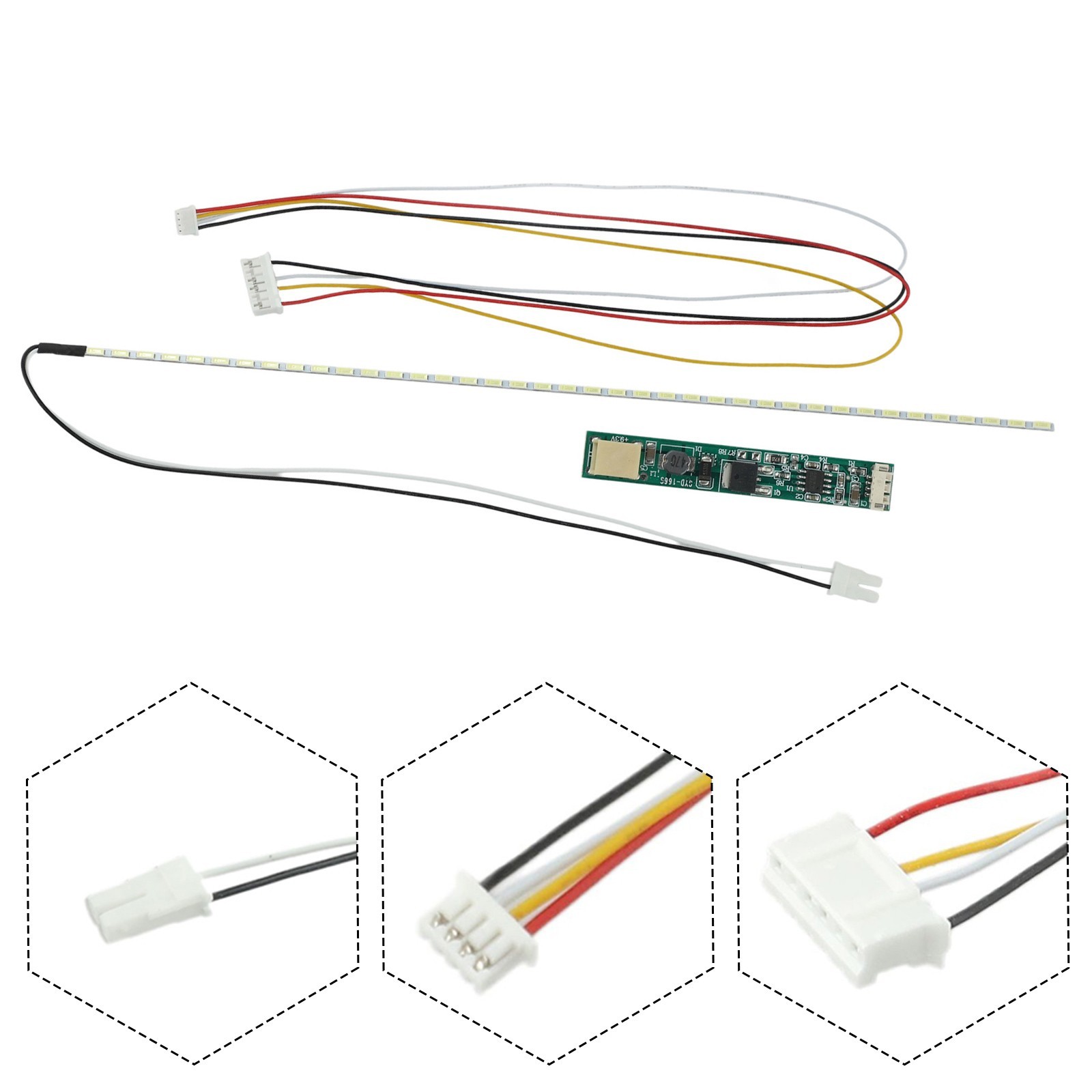 220mm LED Backlight Strip Kit for 10 4 inch LCD Screen Replacement and Upgrade