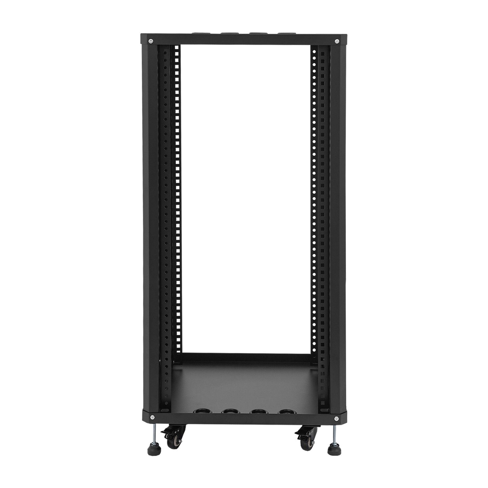 Rolling Dj Mixer Stand Rack 22u Stereo & Server Rack For Audio Equipment