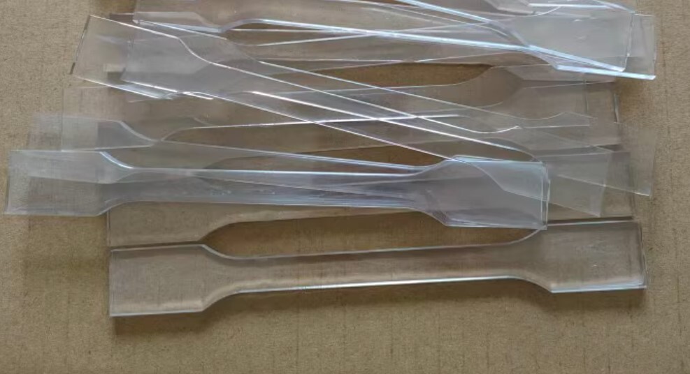 10pcs PC Flat Tensile Test Specimen Set