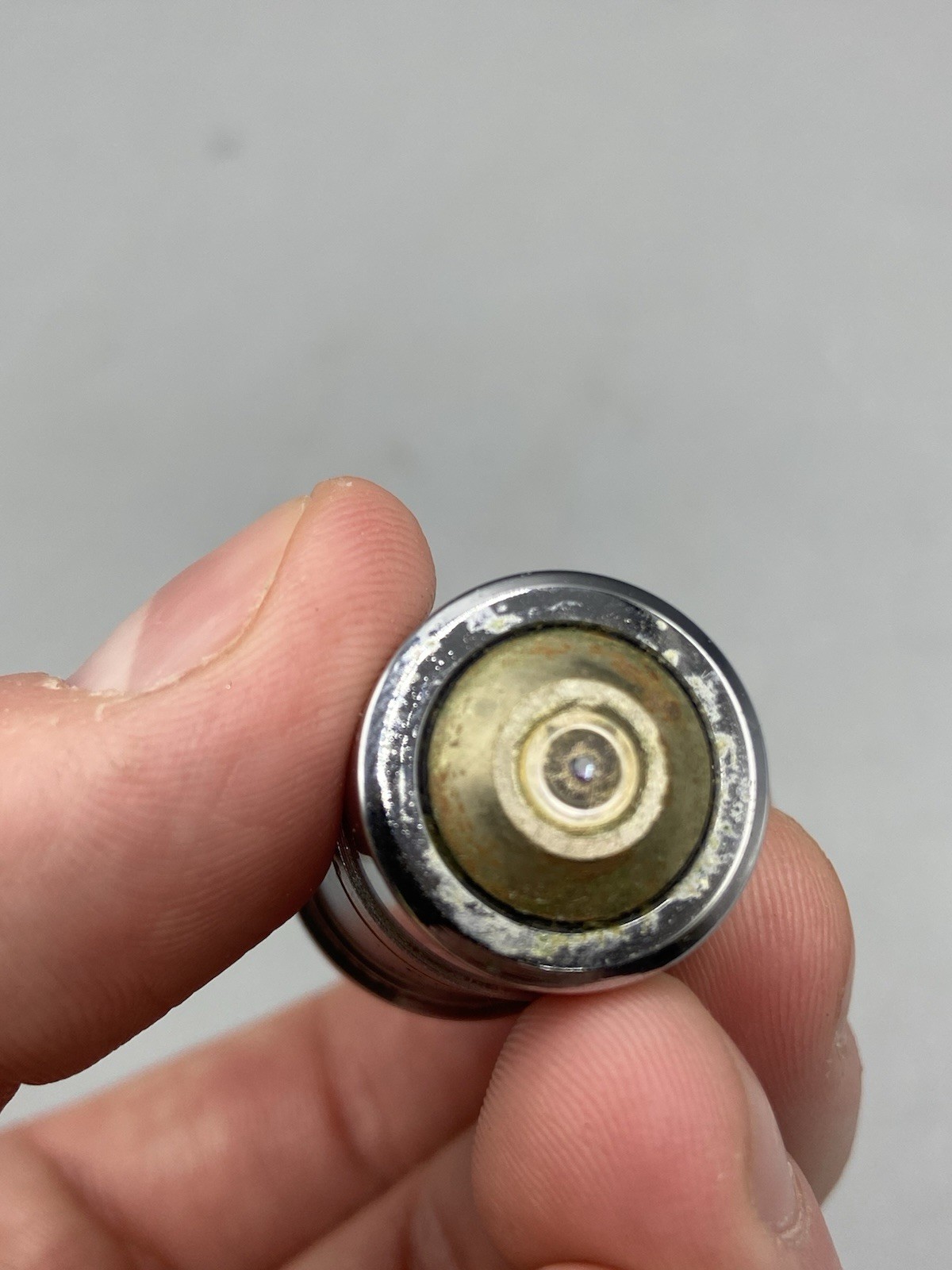 AO American Optical 40/.66 Plan Achromat Microscope Objective USA READ DIRTY