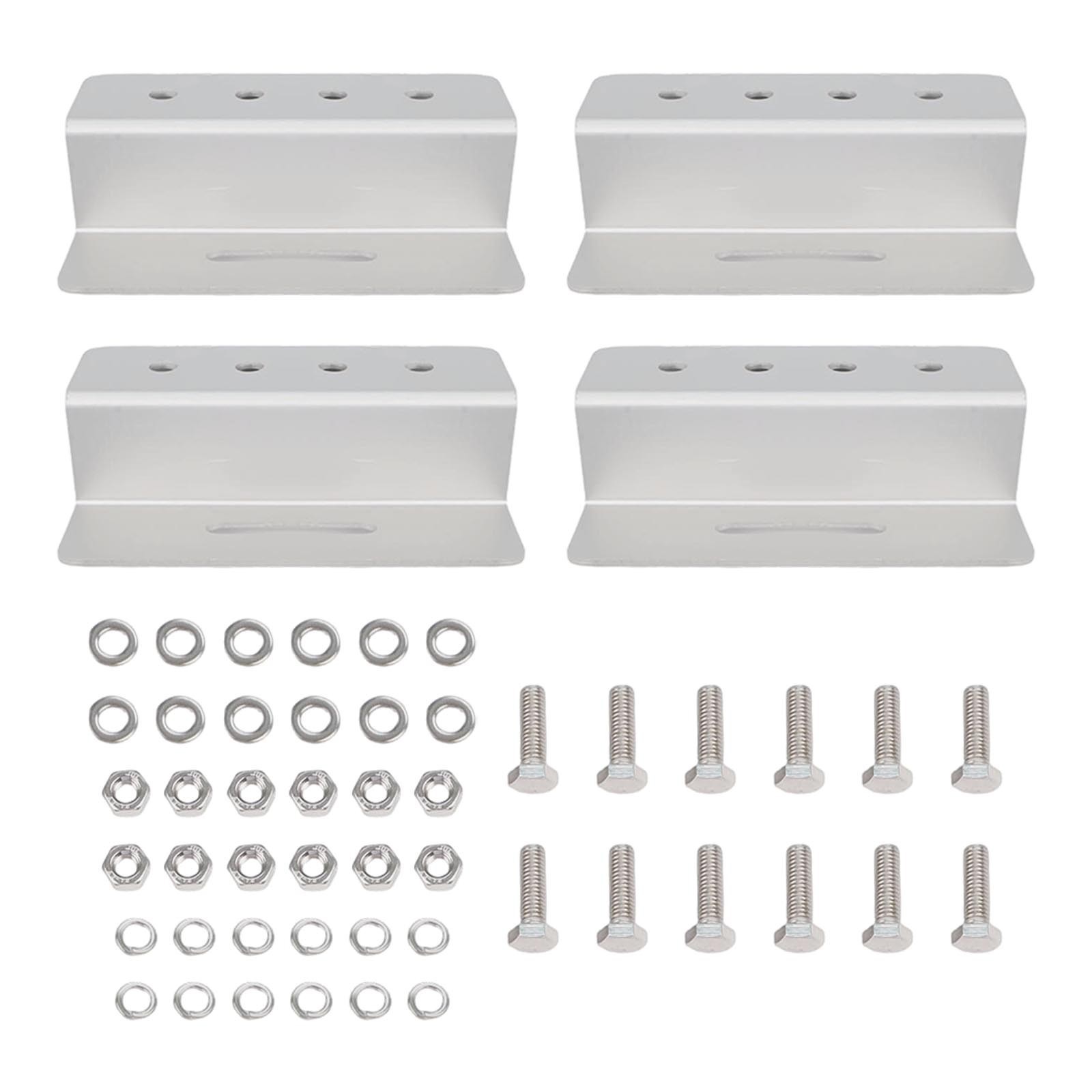 Aluminum Z Brackets Easy Installation Brackets Lightweight Mounting Solution