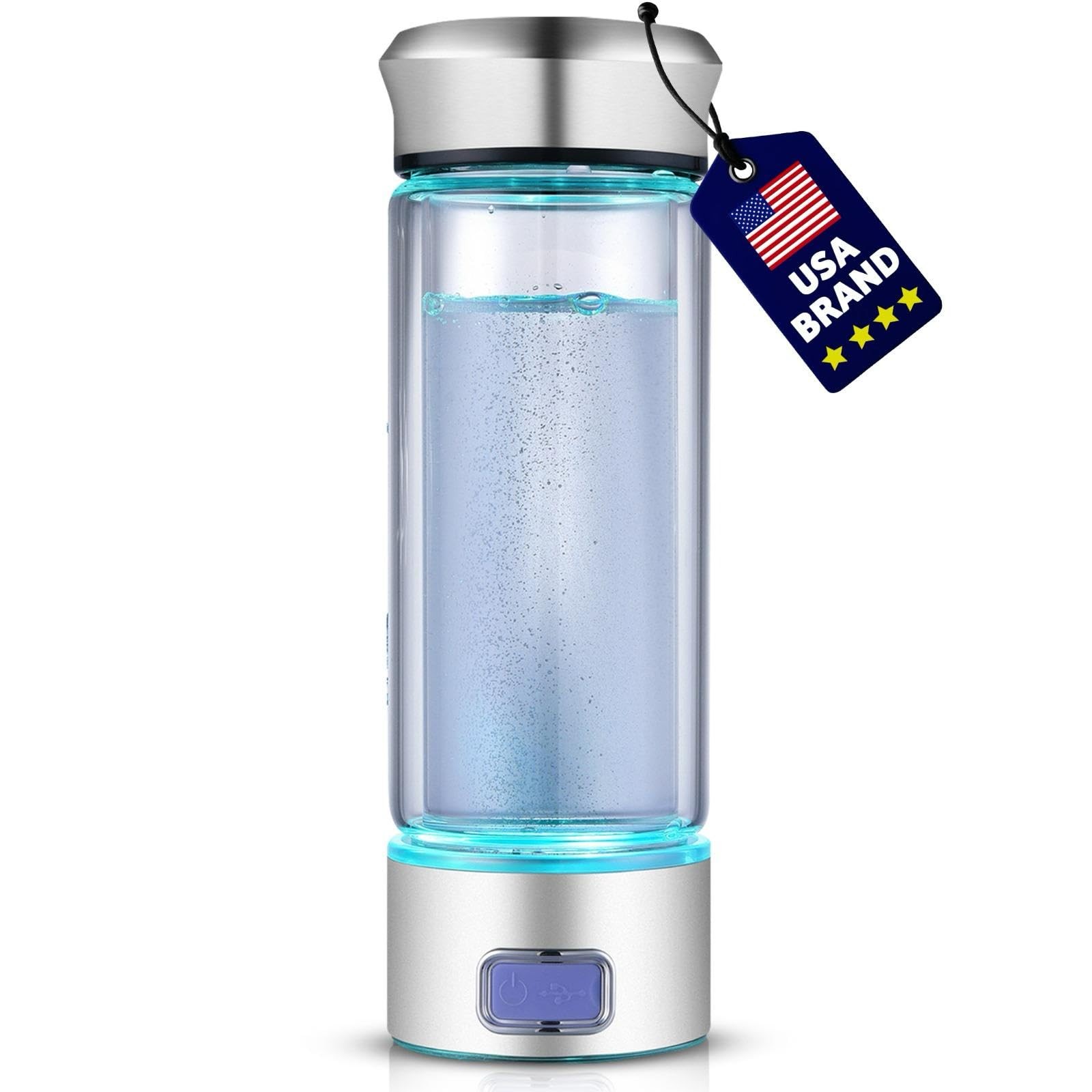 LevelUpWay Hydrogen Water Bottle - Advanced SPE/PEM Technology, Premium Boros...