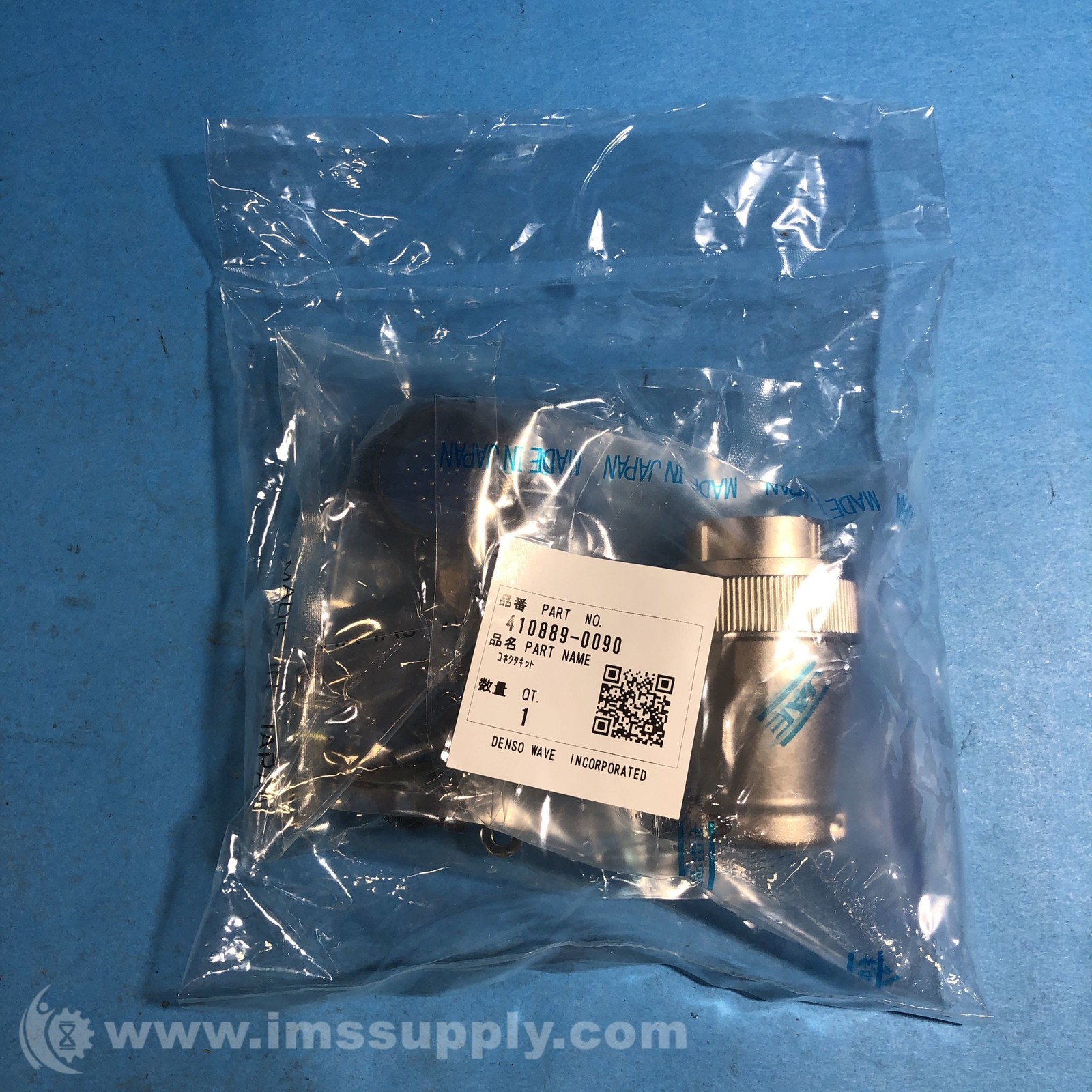 Denso Wave Inc. 410889-0090 Round Connector Plug Assembly FNOB