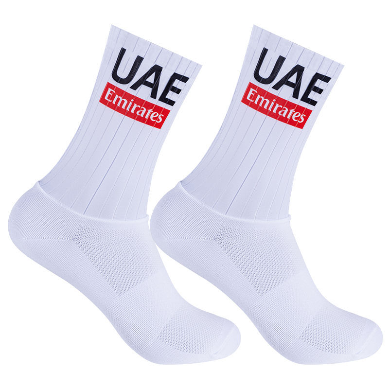 Pneumatic road team version of the Tour de France cycling socks marathon nonslip