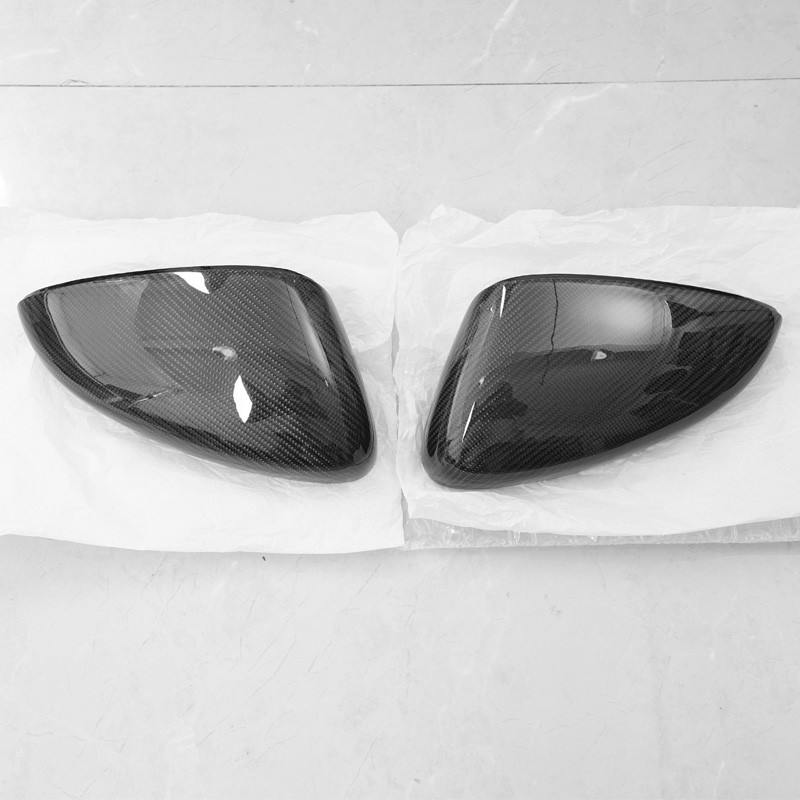 2 Real Carbon Fiber Side Mirror Cover Caps Assemblies For Honda Accord 2018-2025