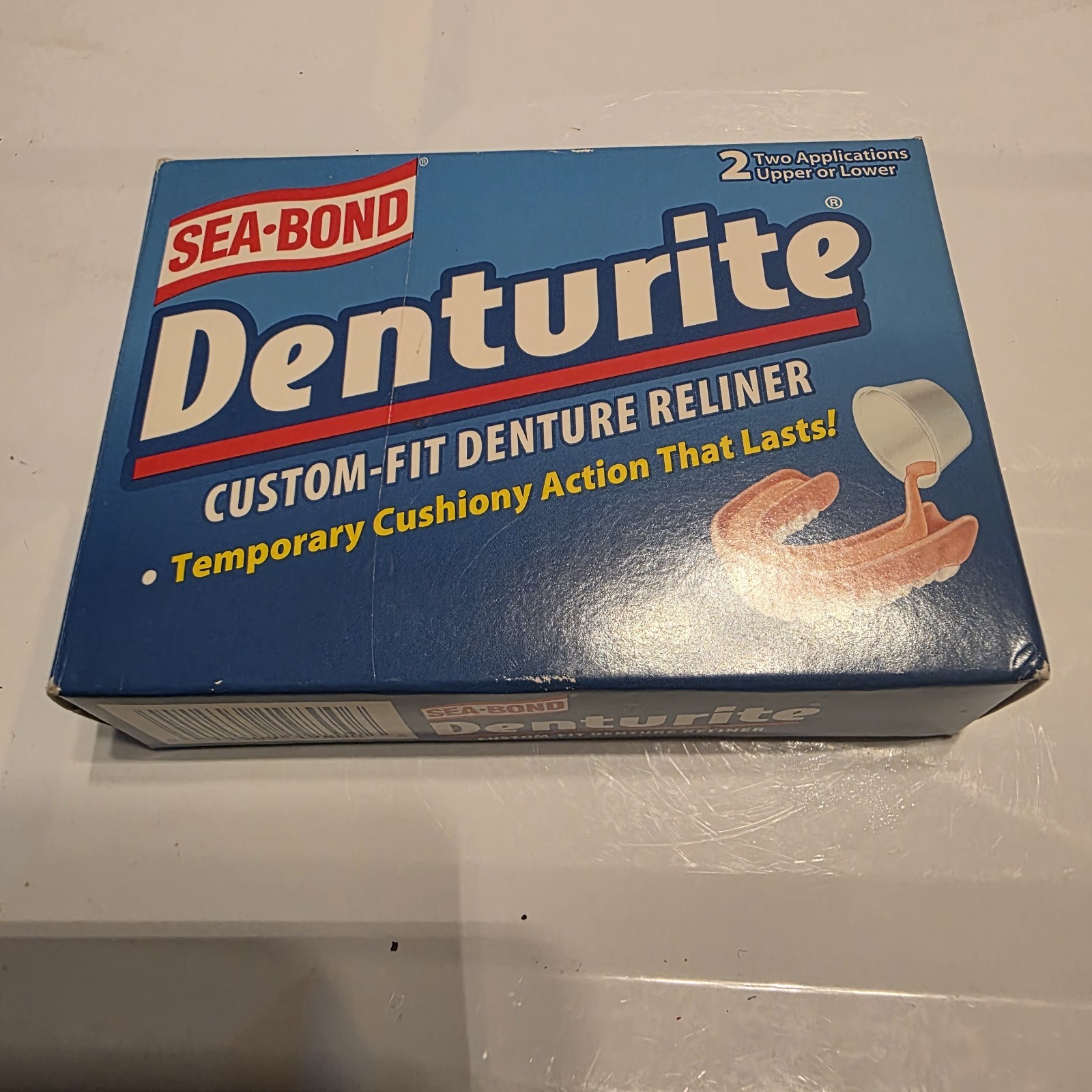 VTG Sea-Bond Denturite Custom Fit Denture Reliner New in Box Sealed Movie Prop
