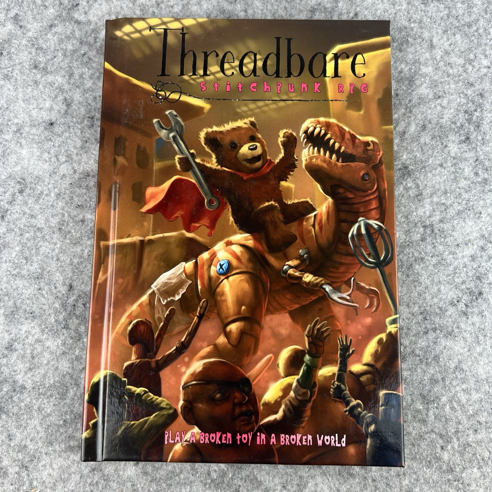 Threadbare Stitchpunk RPG Core Rulebook Hardcover Powered by the Apocalypse New