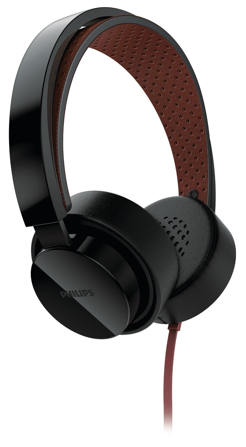 Philips SHL5200BK/28 CitiScape Metro Headphones (Black/Brown)