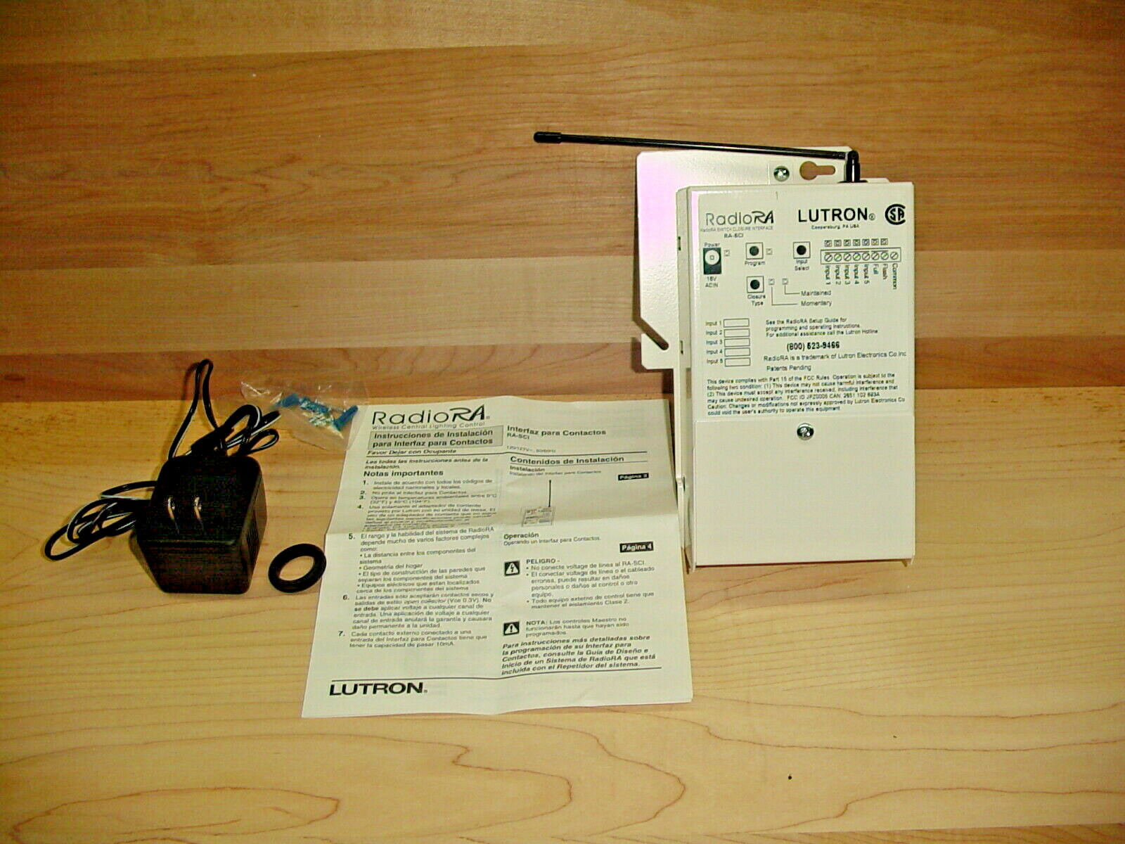 Lutron RadioRA Switch interface RA-SCI