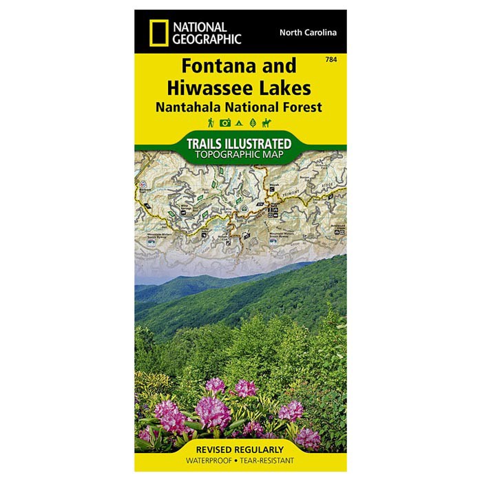 National Geographic Map of Fontana & Hiwassee Lakes - Waterproof Trails and