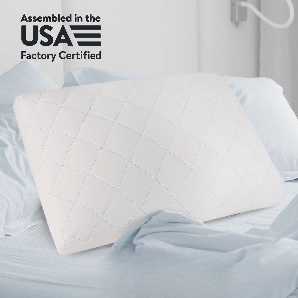 Cool Lux Bed Pillow with Cooling Cover, King
