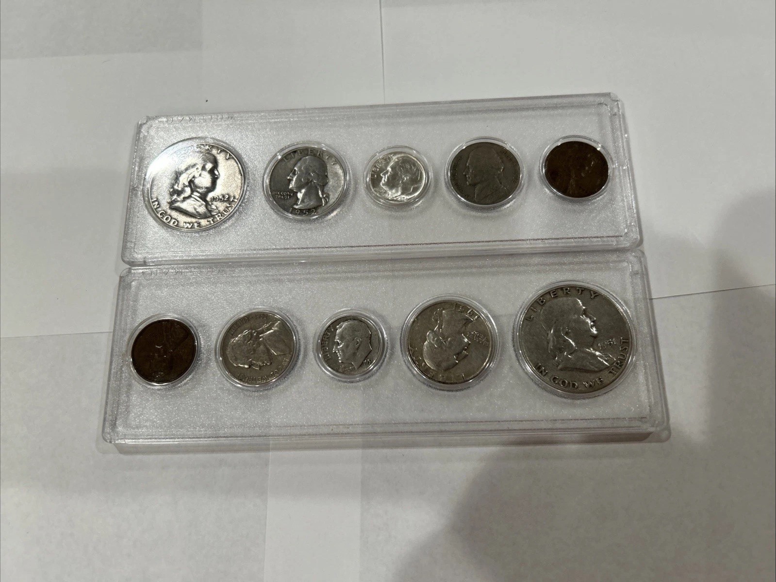 1951 & 1952 SETS-90 % SILVER.