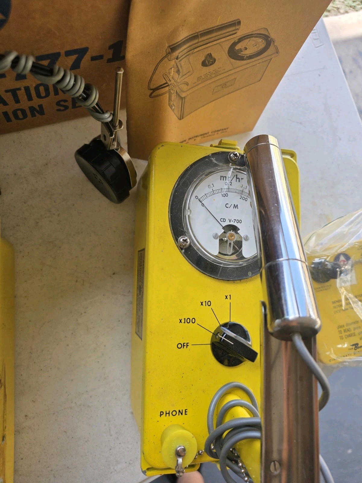 Geiger Counter CD V-777-1 Radiation Detection Set Cold War
