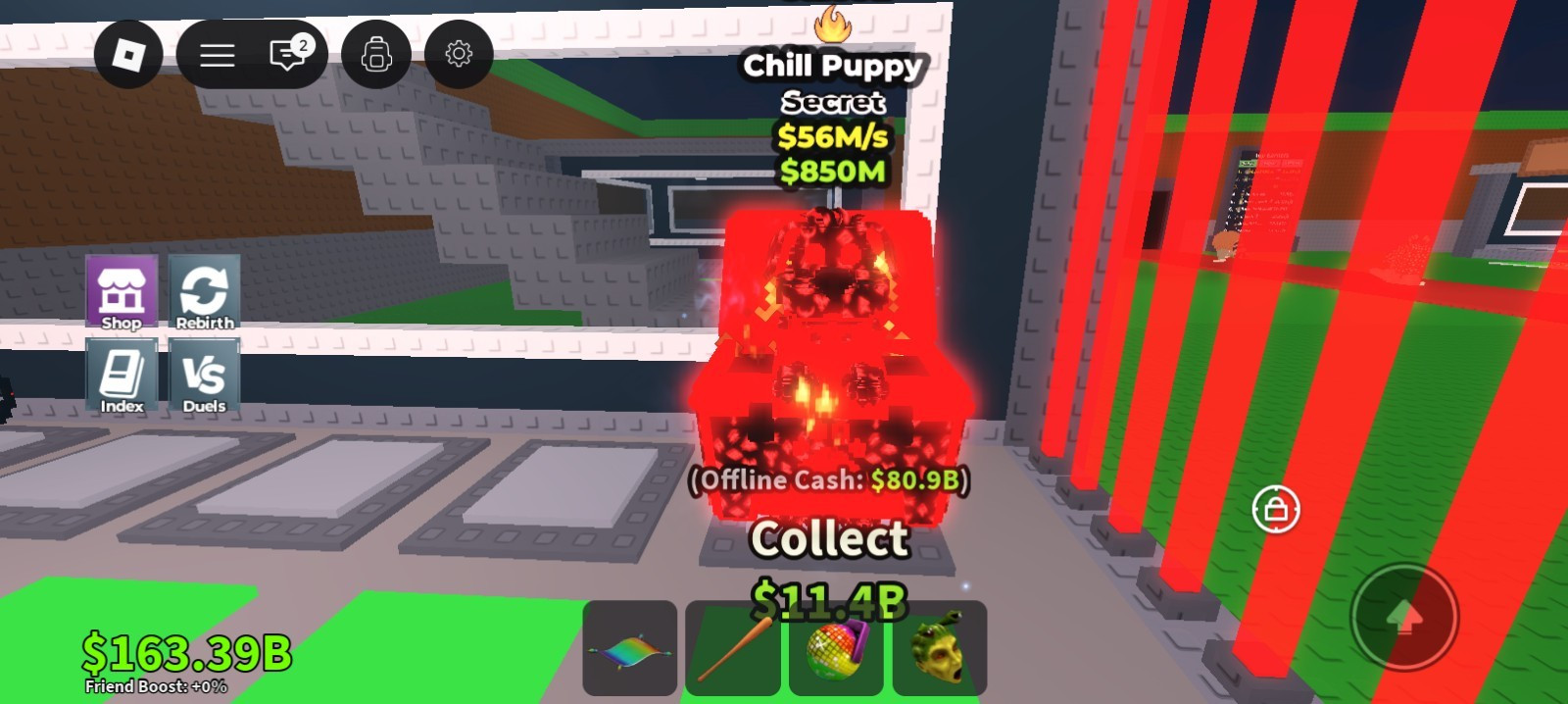 Roblox Secret Game Item/Asset Chill Puppy & Cyber Chicleteira Bicicleteira