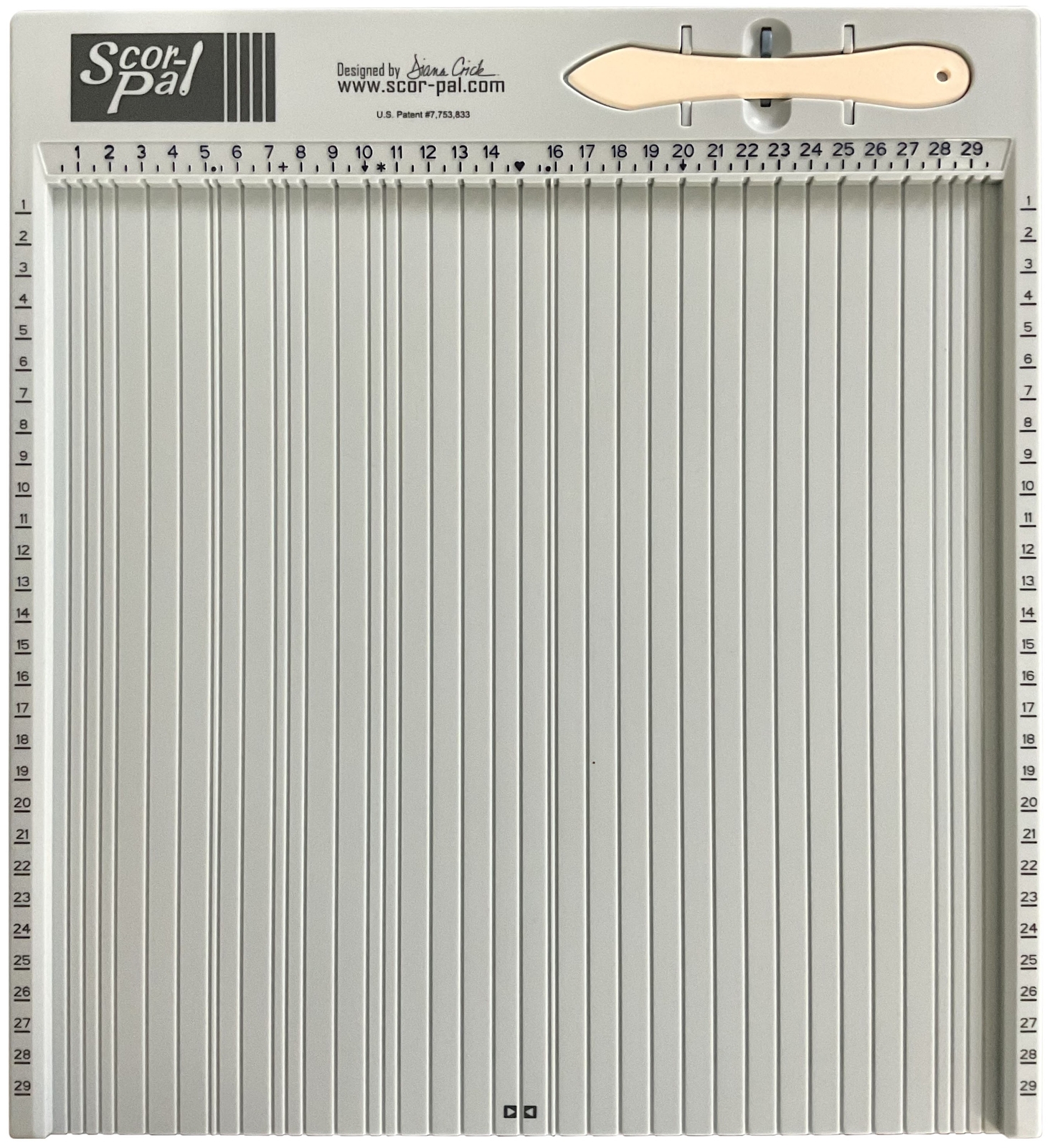 Scor-Pal Measuring & Scoring Board 30cmX30cm Metric