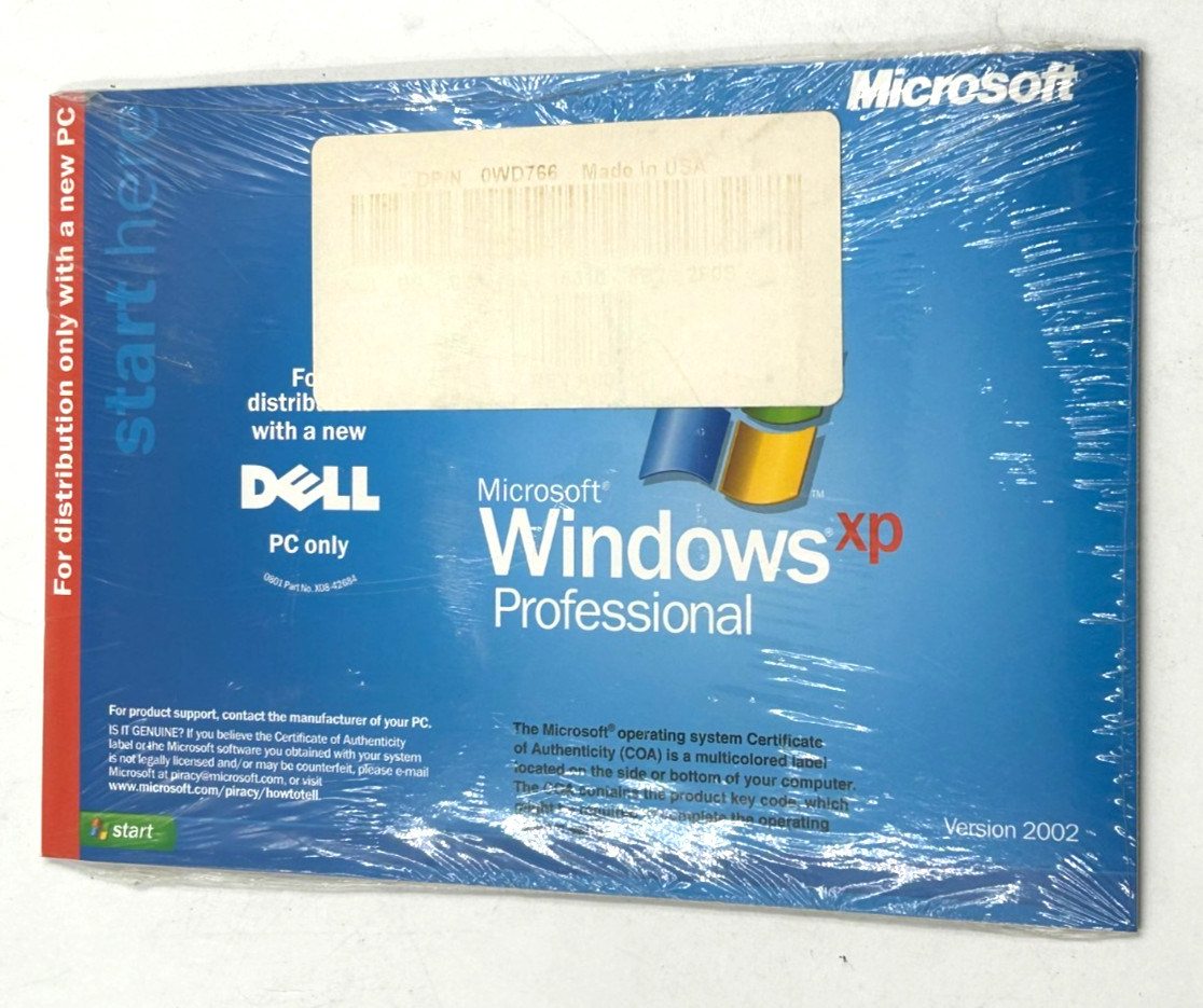 MICROSOFT Windows XP Pro SP2  REINSTALL for Dell