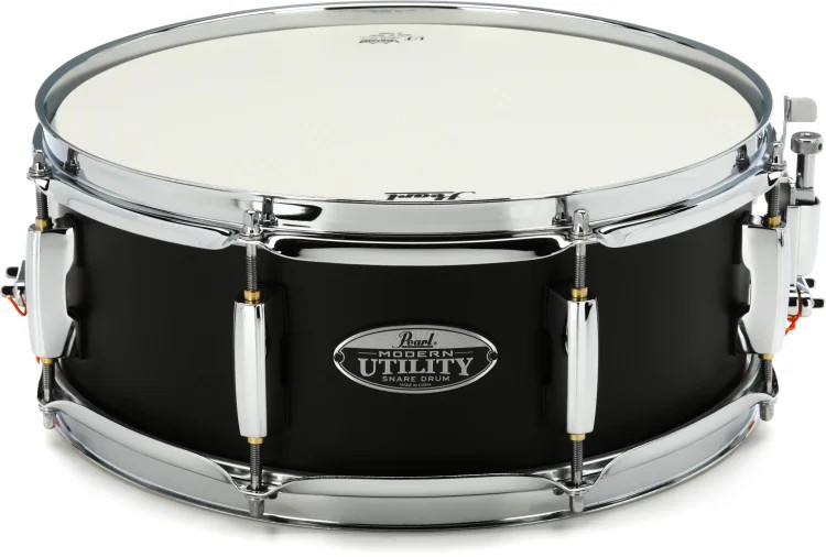 Pearl Modern Utility Snare Drum - 13" x 5" Satin Black