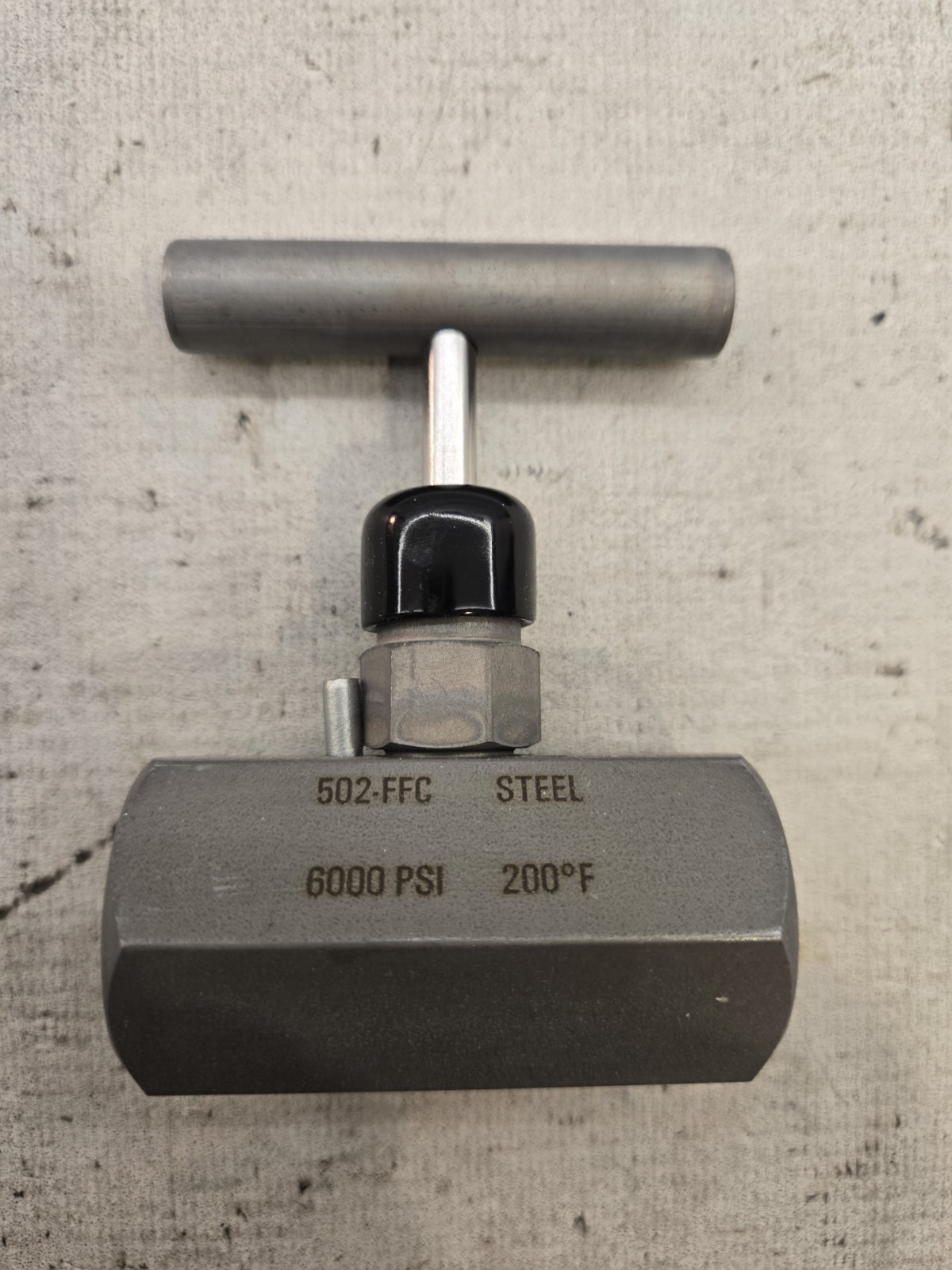 NOSHOK 502-FFC Genuine Needle Valve Soft Seat Steel Female-Female 1/4"NPT