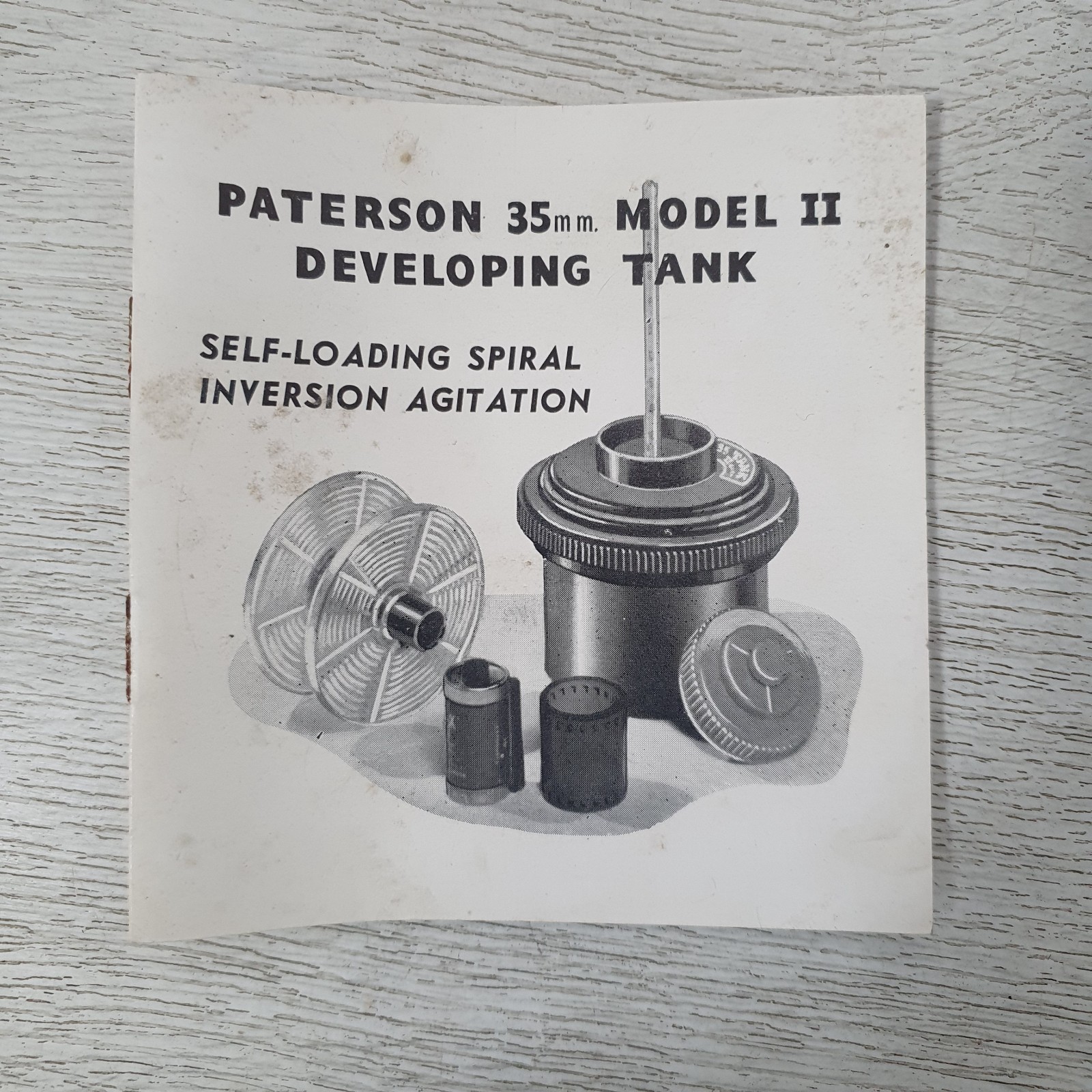 Paterson Major II Developing Tank 35mm with Adjustable Spiral - B26