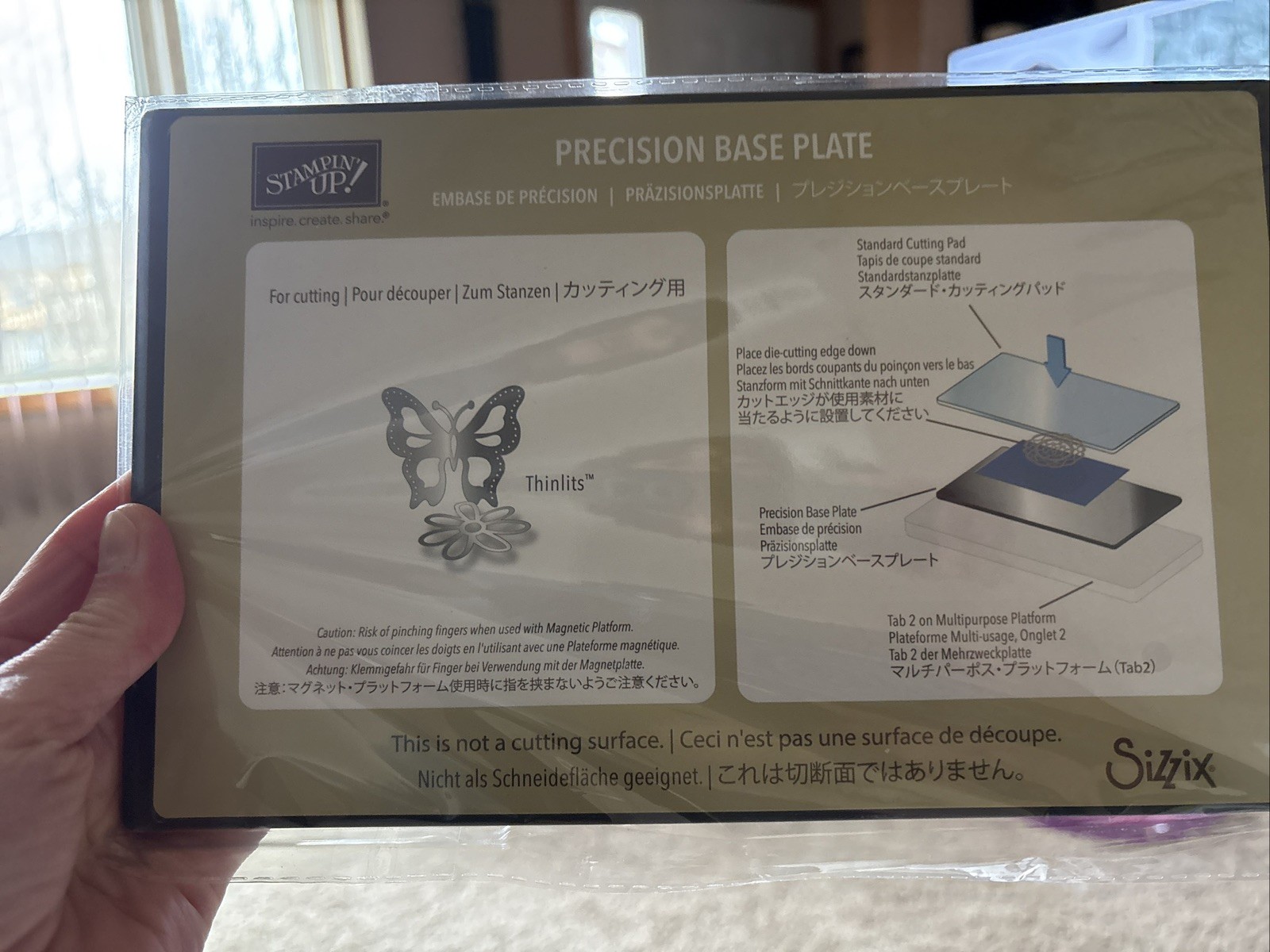 Sizzix Stampin' Up! Precision Base Plate *New* retired for the Big Shot