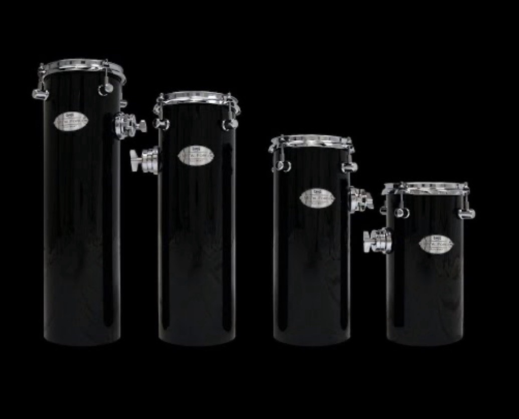 Chaos Metal Forge Alu Beat Cannon Toms -6×12” - 6×15” - 6×18” - 6×21” Black