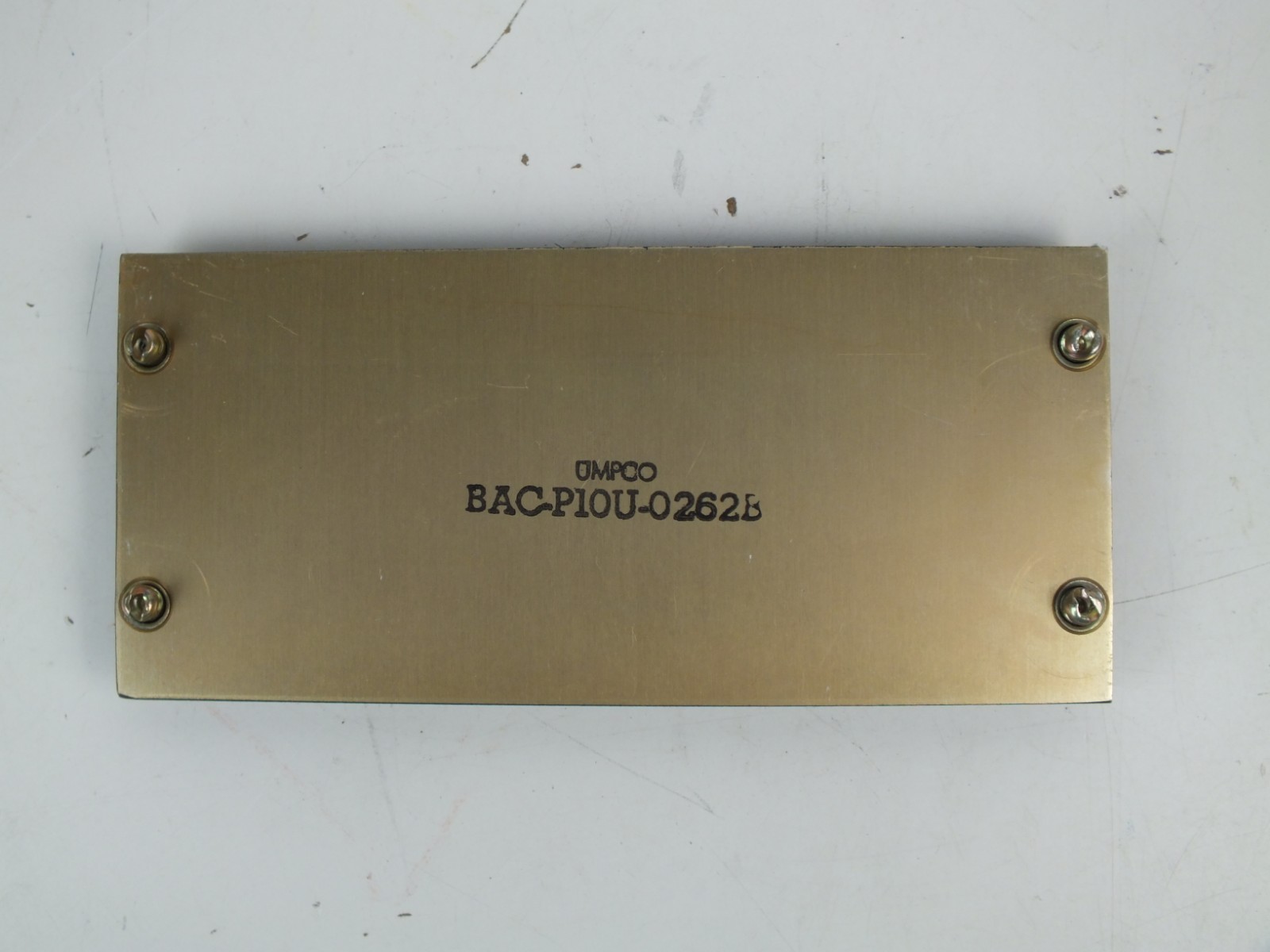 New Boeing Parts Umpco BAC-P10U-0262B Aluminum alloy 5052 Cover F1 blank, plain