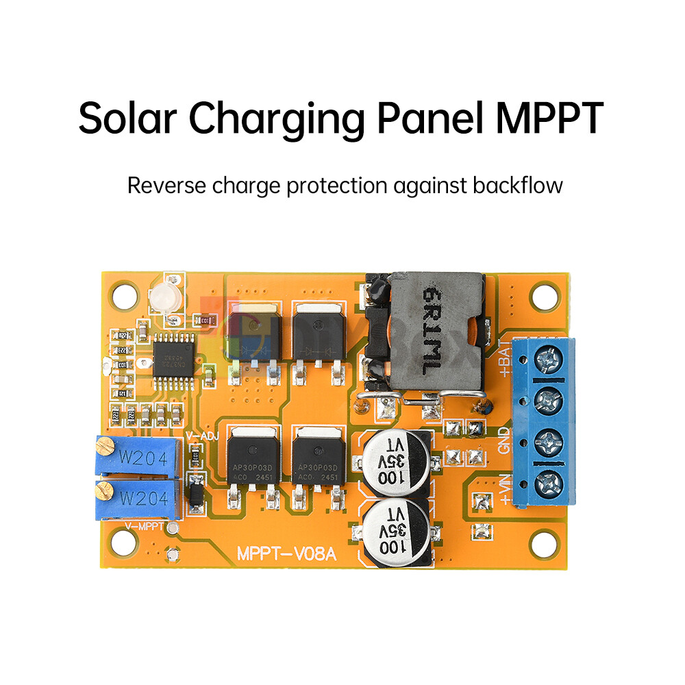 DC 8-28V 5A 100W MPPT Solar Panel Regulator Controller 9V 12V 24V Auto Switch