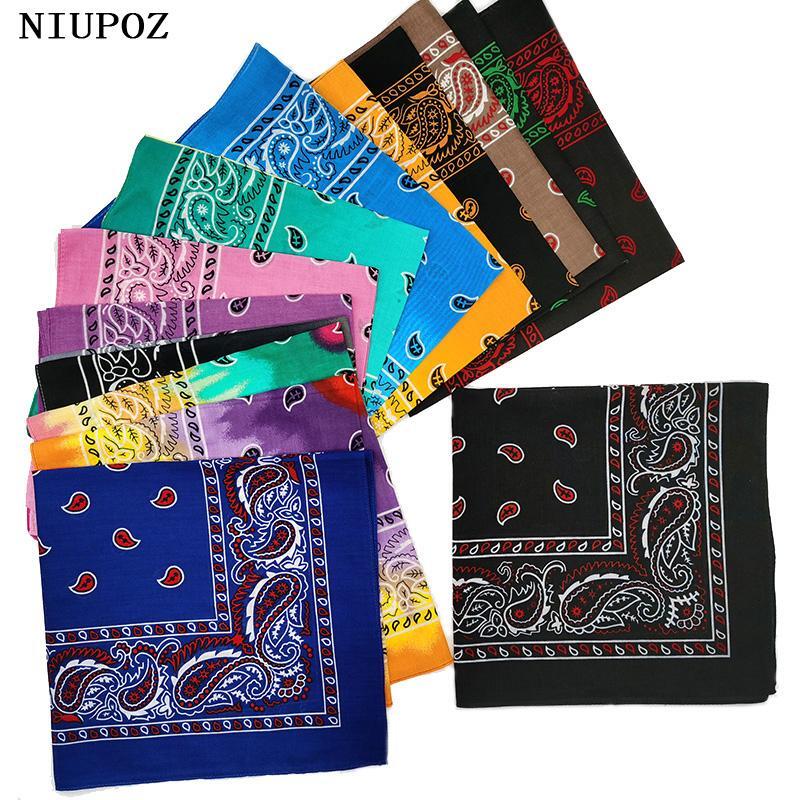 New Design Fashion Hip Hop Cotton Bandana Square Cashew Scarf Headband Tie Dye