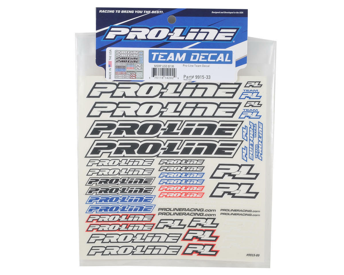 Pro-Line Decal Sheet [PRO9915-33]
