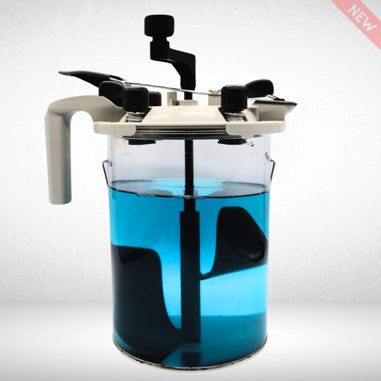 Blysk Mixing Mate Paint Lid Stir, Store, and Pour. Mess-Free Mixing lids