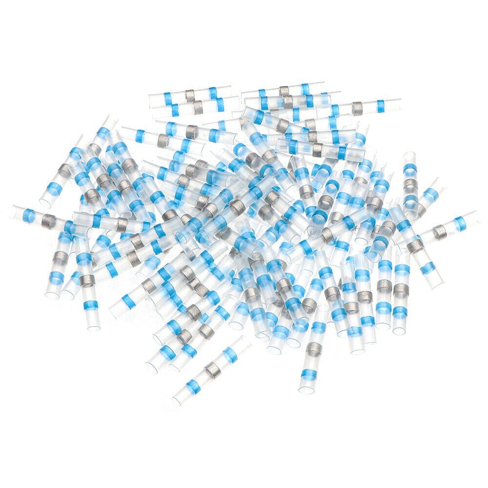 1000/500pcs Waterproof Solder Sleeve Heat Shrink Butt Wire Connectors Terminals
