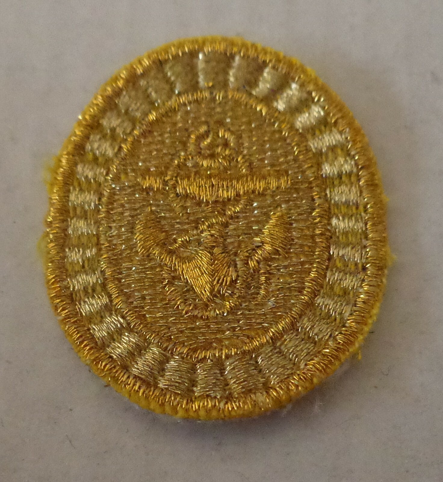 RUSSIAN    Navy gold   embraided PATCH /small/