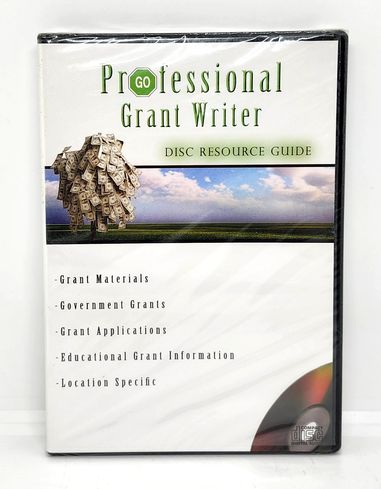 PROFESSIONAL GRANT WRITER DISC RESOURCE GUIDE CD (2007) ~ BRAND NEW & SEALED