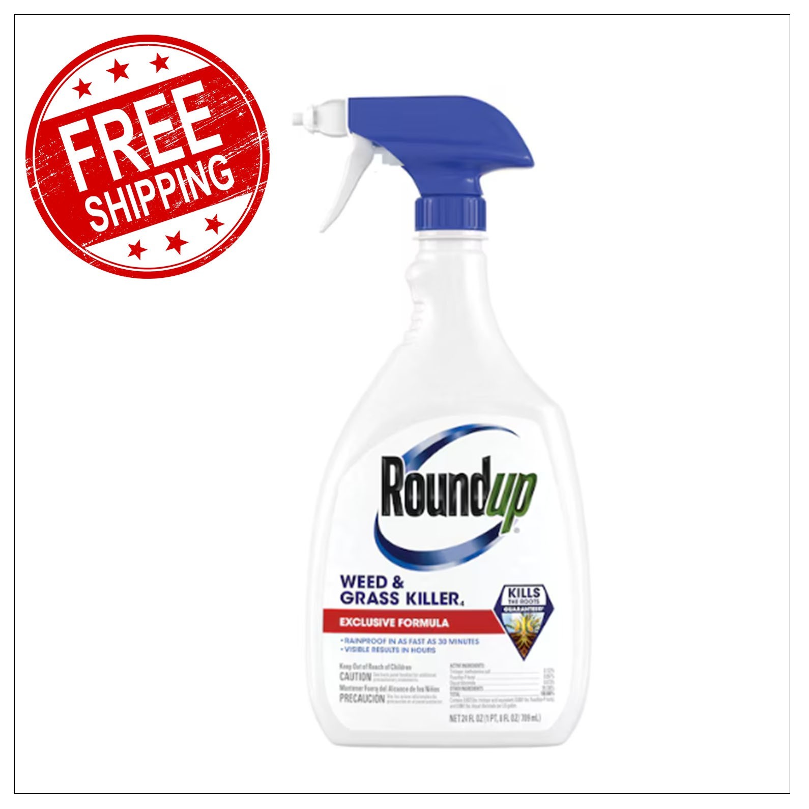 Roundup Weed Grass Killer4 24 fl oz Trigger spray Weed and Grass Killer