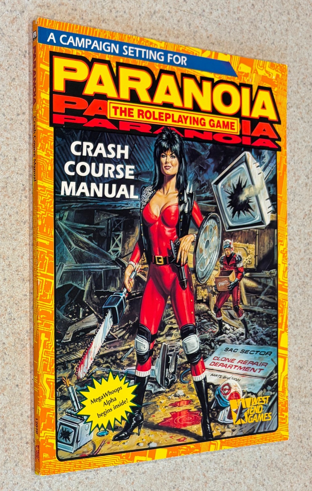 PARANOID Science Fiction RPG (West End 1989) -- Crash Course Manual Module