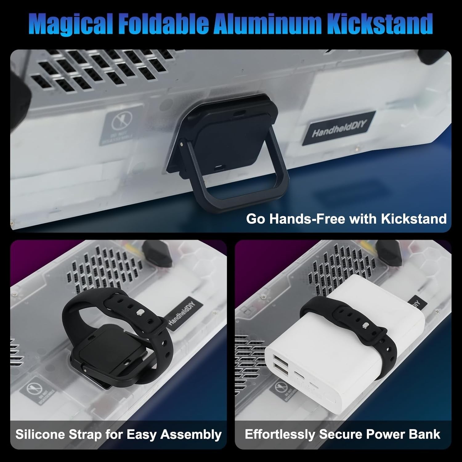Cooling Modcase for ROG Ally, Ally Back Plate Accessories, Translucent