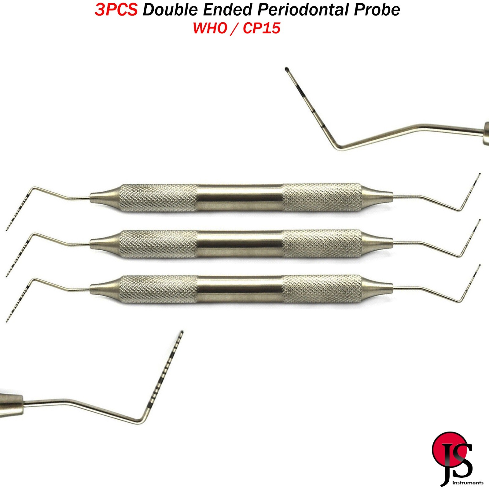 Dental Perio Probe Diagnostic Measuring Periodontal Probes UNC15 WHO