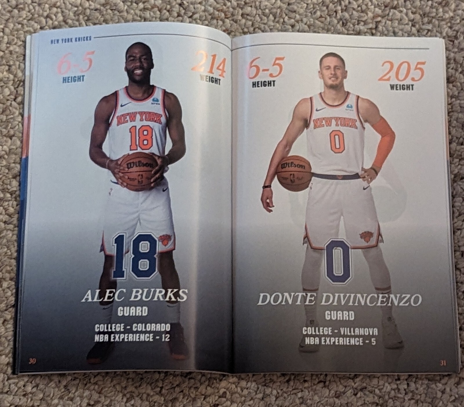 NY Knicks Official 2024 PLAYOFFES Game Program
