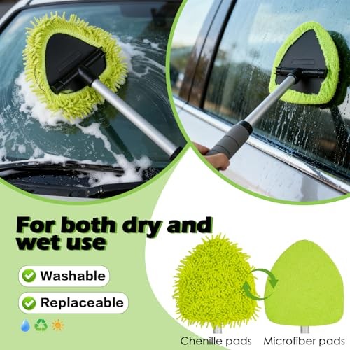 8PCS Windshield Cleaner Tool, Car Windshield Cleaner Tool with Extendable