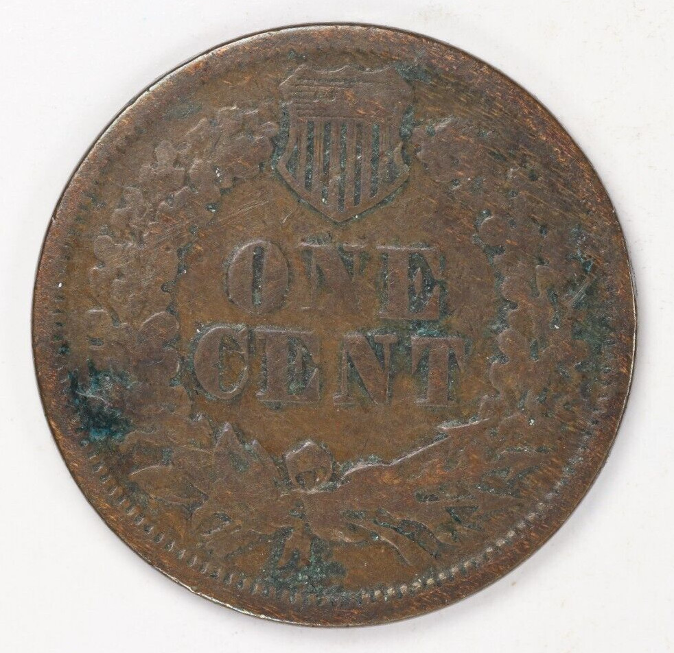 1864 Indian Head Cent 1C Pointed Bust