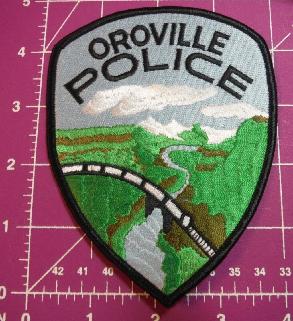 Oroville Police Department, California Shoulder Patch Version 1