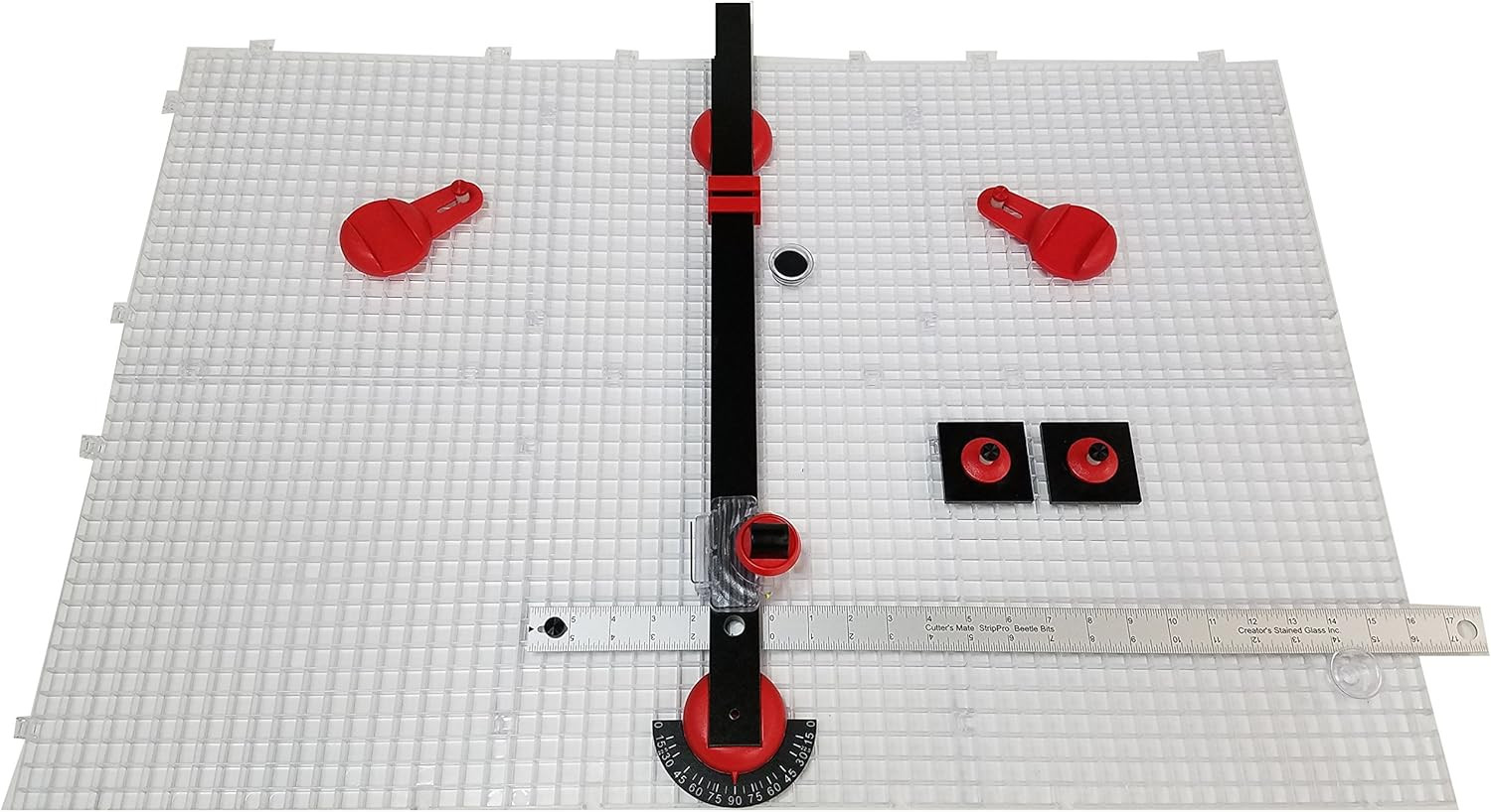 Ultra Beetle Bits Everything Glass Cutting System - Complete with 6-Pack Waffle