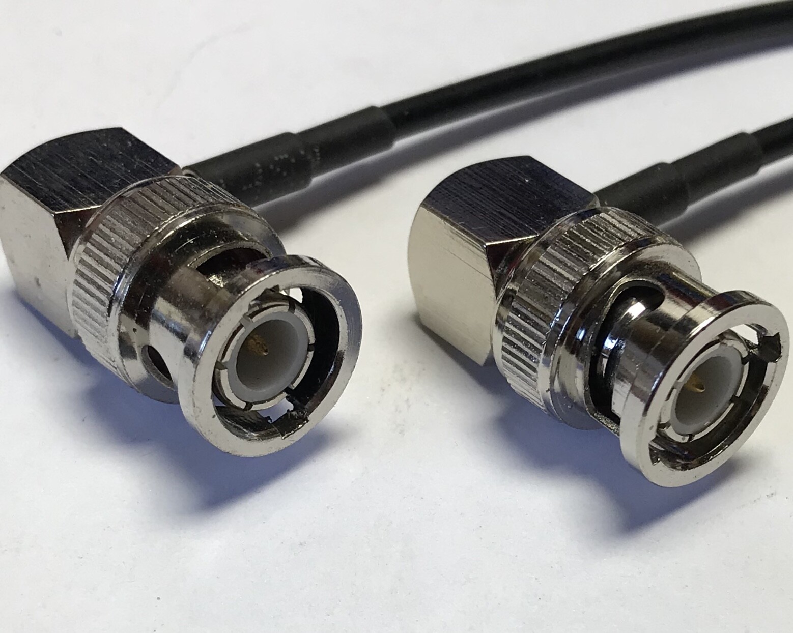 BNC Male Angle to BNC Male Angle ACI100 Coaxial Cable USA Pick Your Length